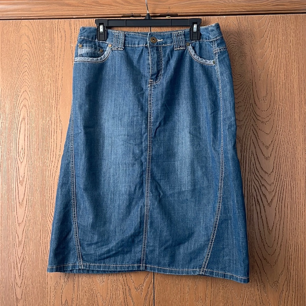 Christopher & Banks Denim Skirt